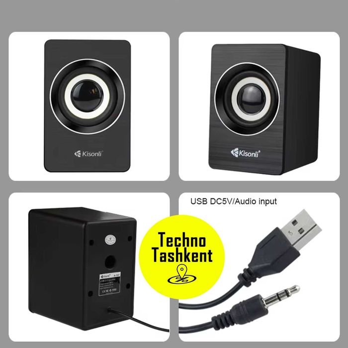 Kомпьютерные колонки Kisonli A707 (Dostavka Bor) (Garantiya)