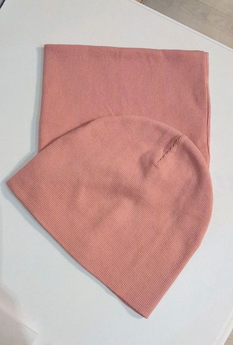 шапка + снуд для девочки комплект