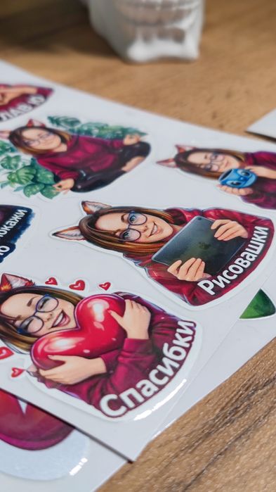 Портреты и стикеры