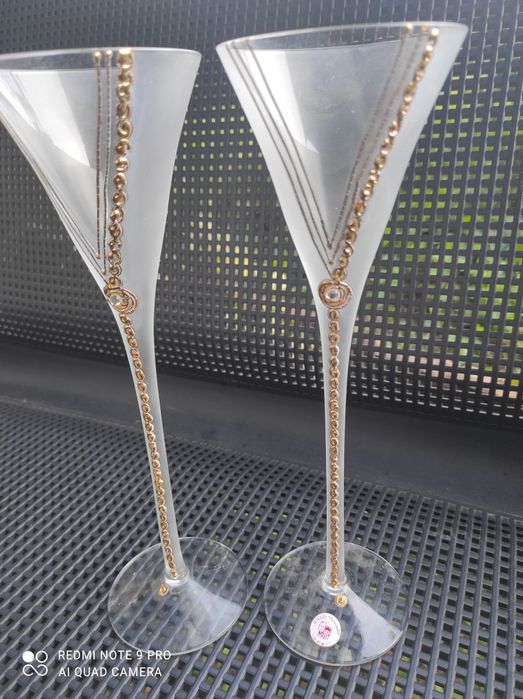 Сватбени  Нови изчистен модел чаши