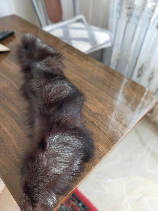 Воротник чернобурка