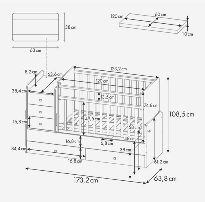 Продам детскую мебель