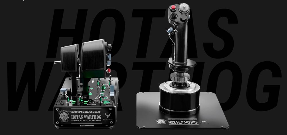 Игровой авиационный джойстик. THRUSTMASTER HOTAS WARTHOG