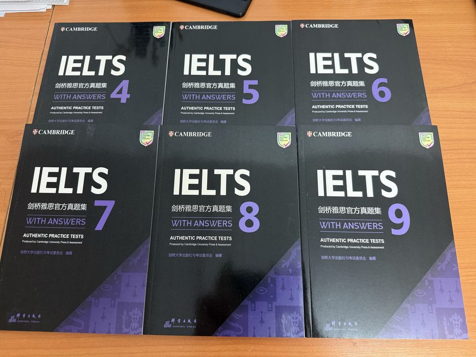 IELTS cambridge books academic 4-9