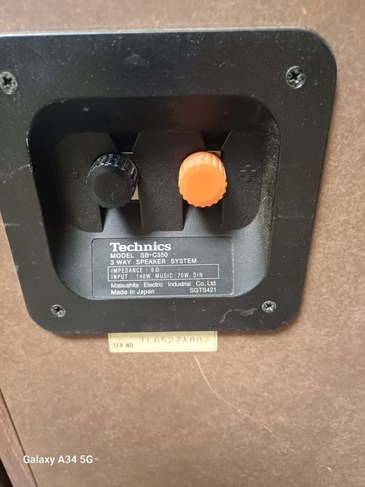 Technics sb c350 pereche boxe  japan original