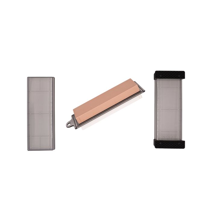 Piatra combi ascutire cutite grit 240/1000 cu baza si capac