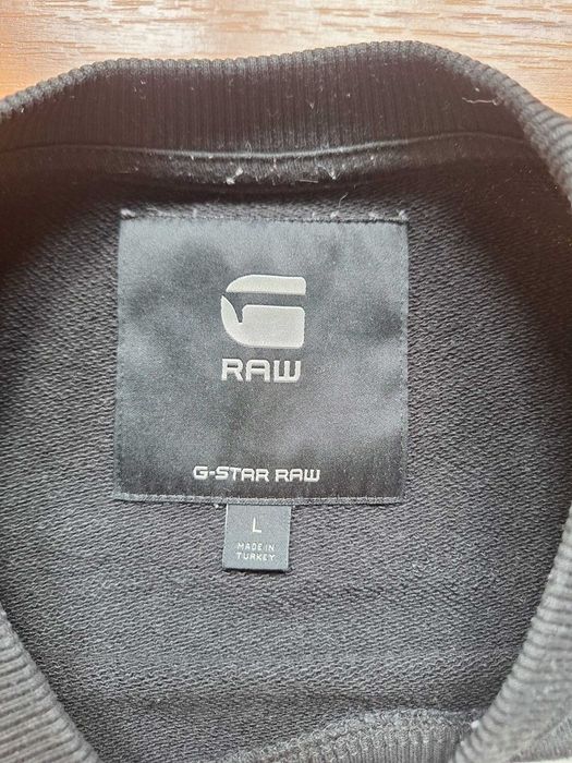G-Star Raw Graphic Sweatshirt Pulover Mărimea L Negru Big Logo Print