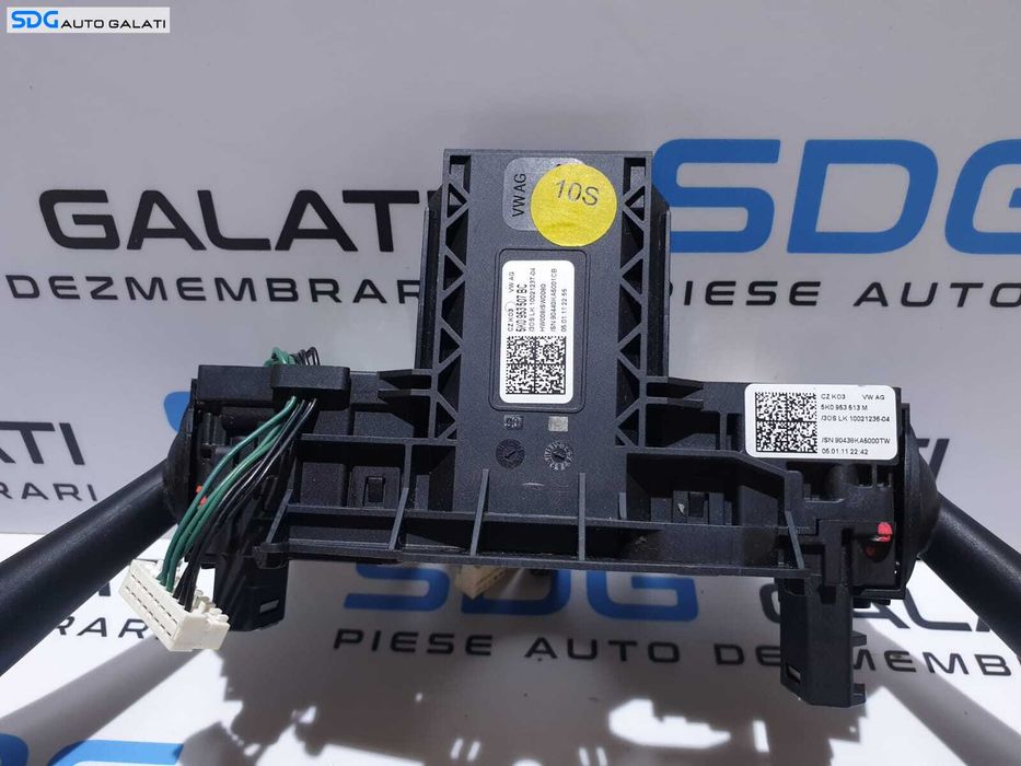 Ansamblu Maneta Manete Stergatoare Semnalizare Pilot Automat Volkswagen Golf 6 Break Combi 2008 - 2014 Cod 5K0953507BC 5K0953513M [LS0531]
