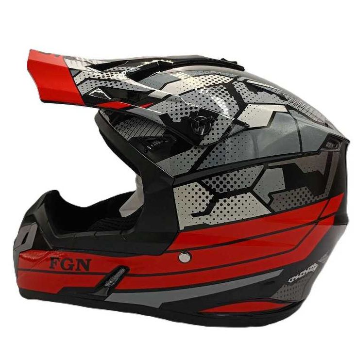Каска Крос Мотор/Скутер/Бъги/Вело/АТВ два цвята.