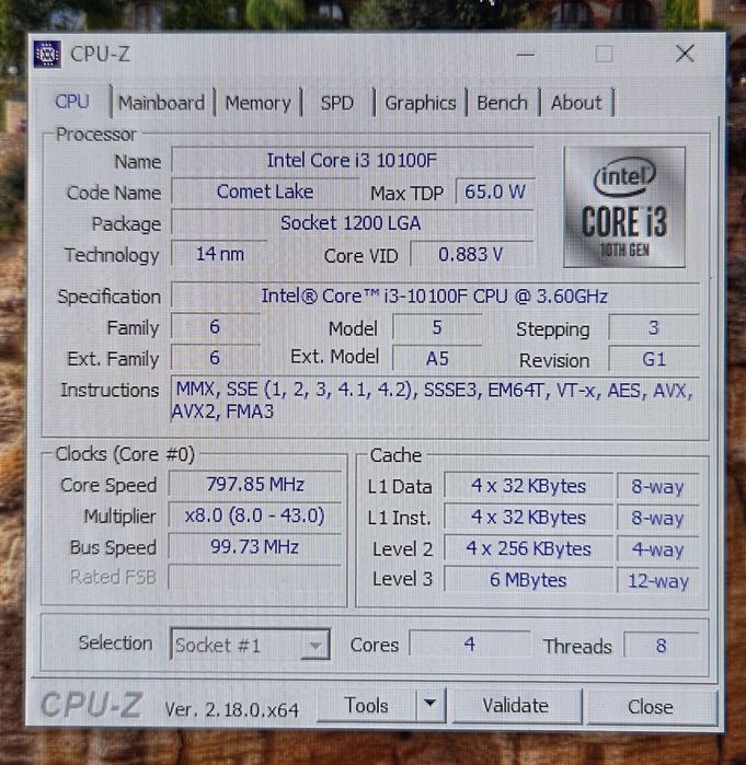 Комплект Intel 10th / DDR4