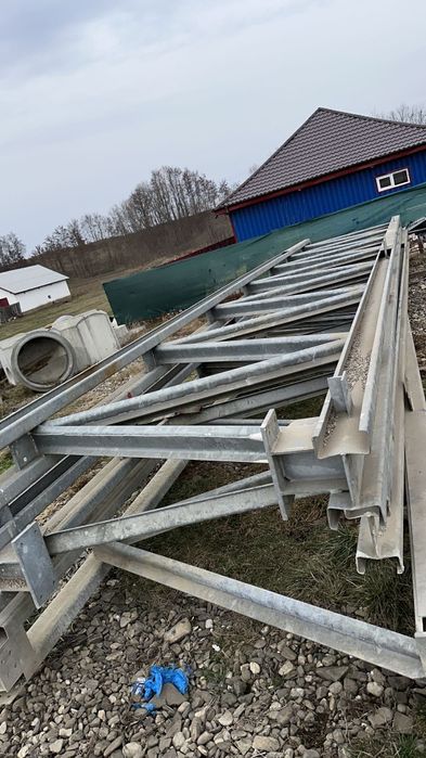 ferme industriale cu deschidere de 13 m galvanizate