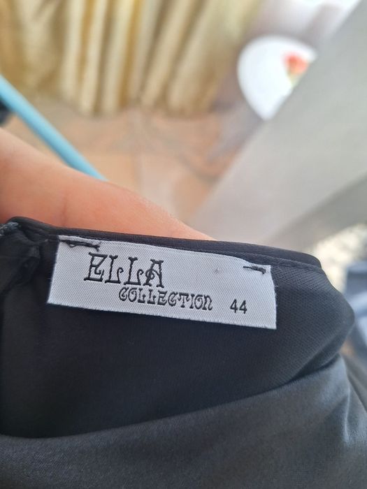 Rochie neagra din tafta