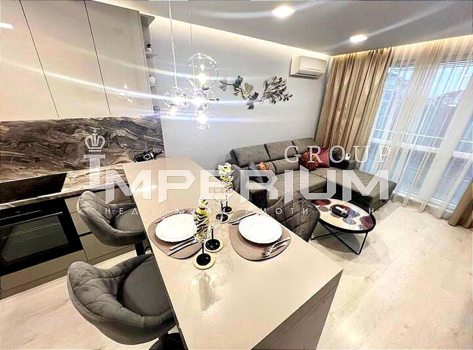 Дава се под наем Двустаен апартамент в Варна, Лятно кино Тракия - 55 кв.м за 698.19 € - Снимка #1