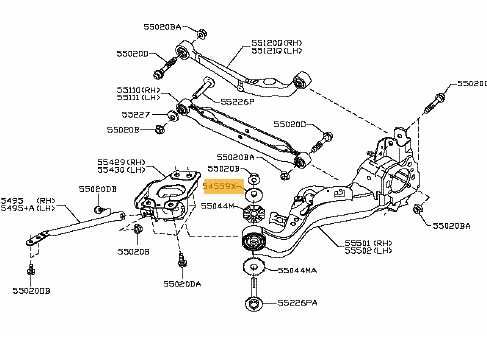 Set reparatie punte spate Nissan Qashqai X-trail Renault Koleos Kadjar