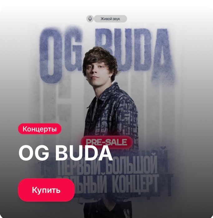 Билет на og buda