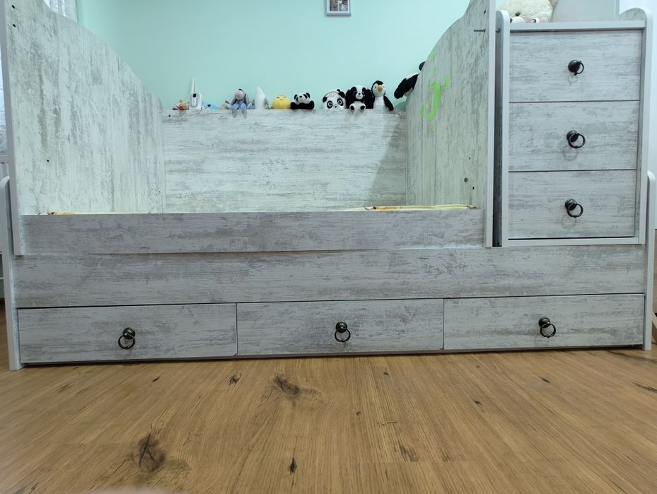 Бебешко легло с трансформация за по голямо дете