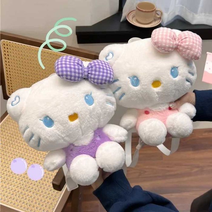 Плюшена играчка Раница Hello Kitty, Чанта Кити, 24см