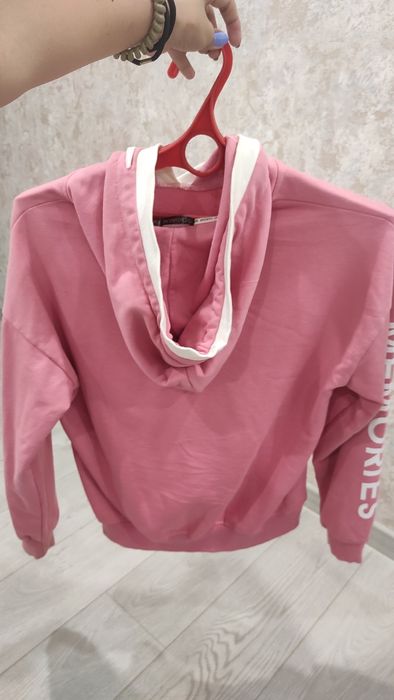 Лёгкое розовое худи