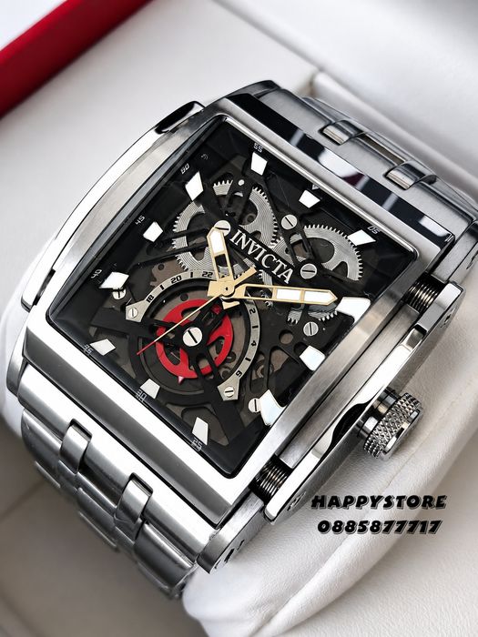 INVICTA Powertrain Gen 2 silver 47 mm, Инвикта нов мъжки часовник