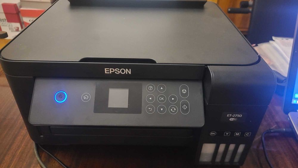 Нов WiFi принтер+дуплекс Epson Ecotank ET2750/и за сублимация/гаранция