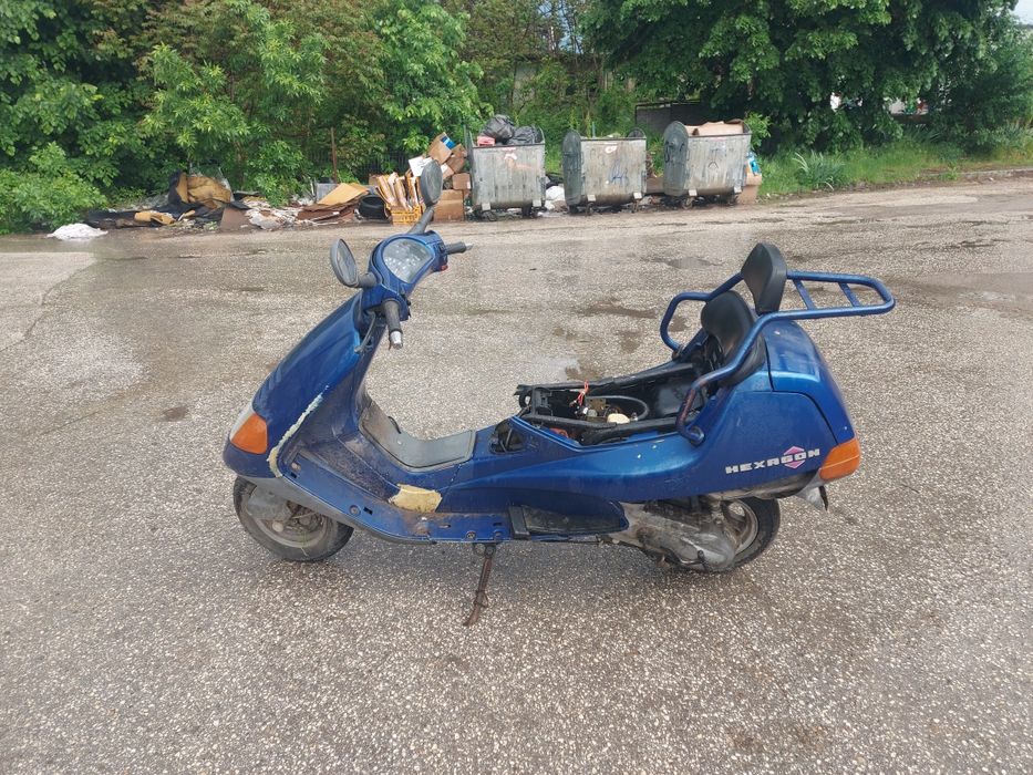 Piaggio hexagon 150 2T на части + двигател CR80cc 2T