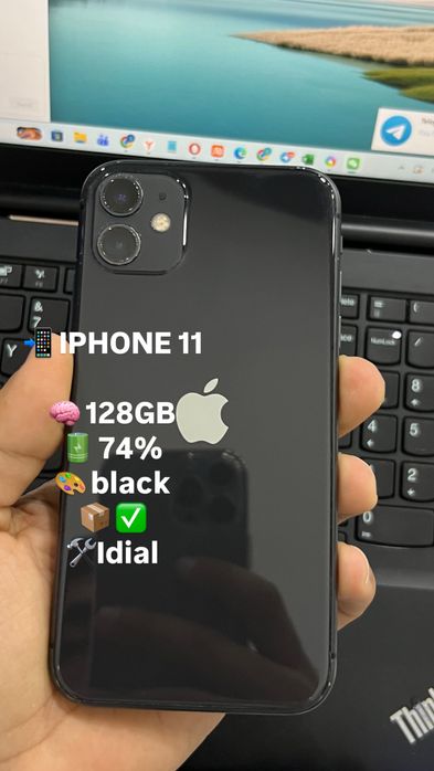 Iphone 11. Aloqa uchun telegram user name; Ozodbek4535