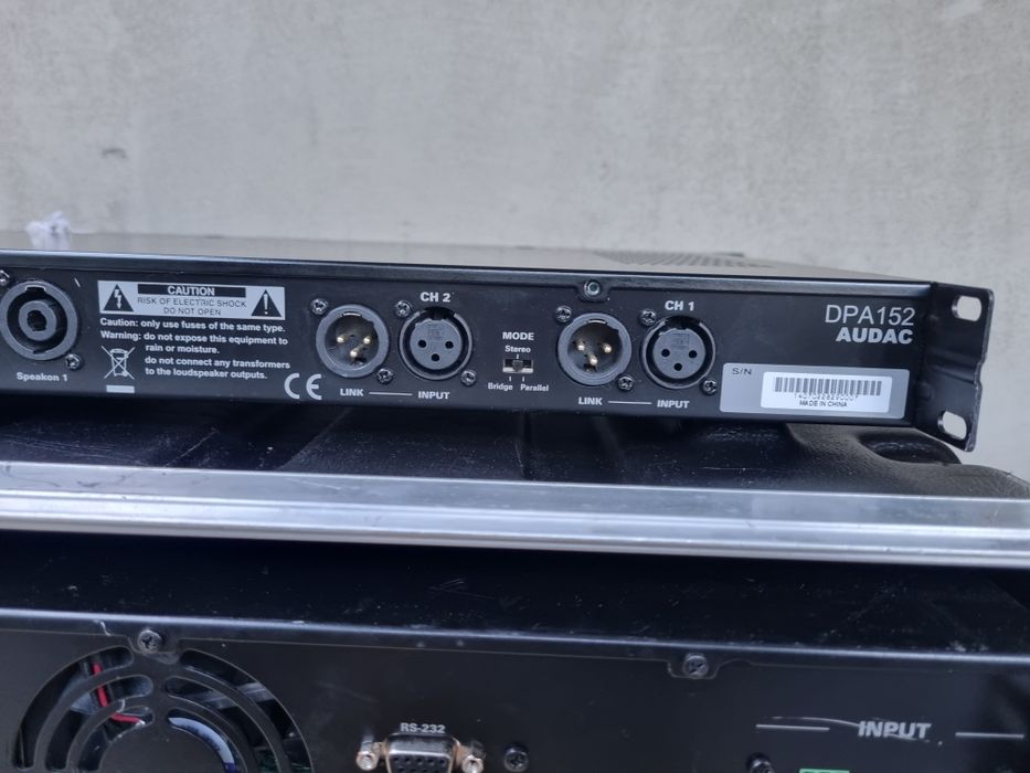 Putere Audac SMA 750/Audac DPA 152