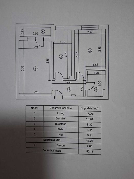 Apartament 2 camere Militari Residence