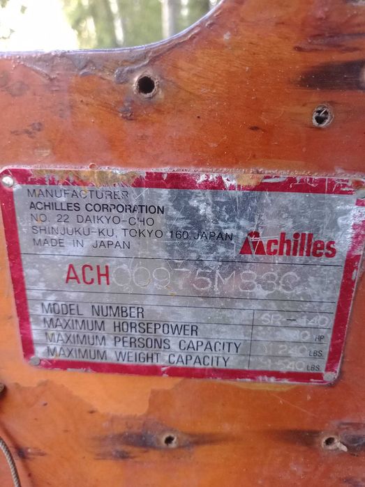 Barca Pneumatica Achilles