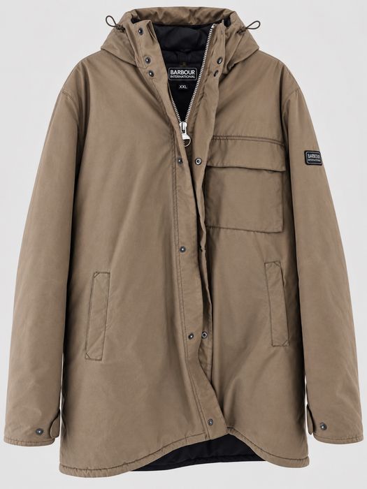 Geaca Barbour International Wax XXL cu gluga stare excelenta