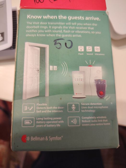 Vând transmitator wirelles pentru sonerie nou