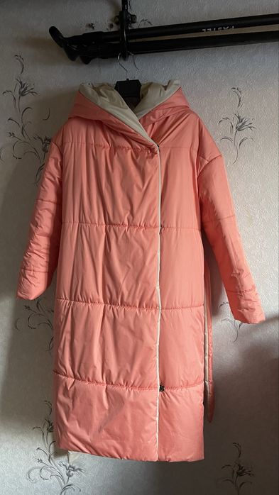 Пуховик очень теплый 44 р-р