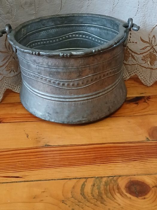 Стар ретро бъкърен котел Намаление