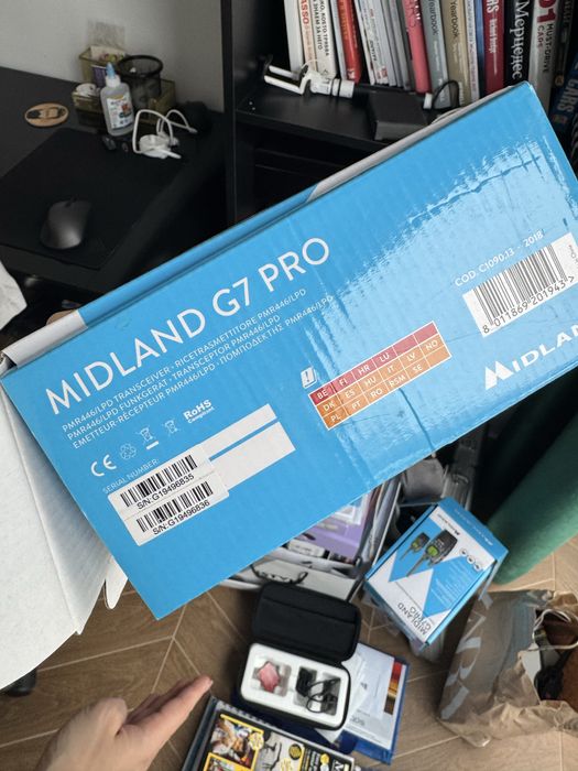 Радиостанция / Уоки токи Midland G7 PRO PMR, ЧЕРНА, 2 БР.