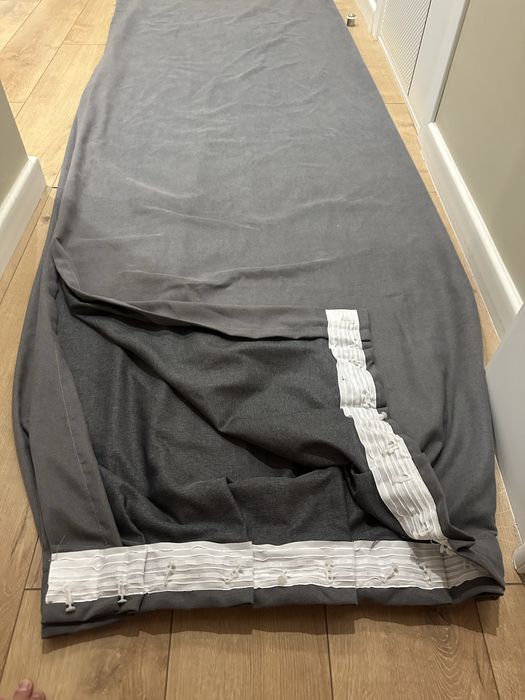 Шторы блэкаут серые