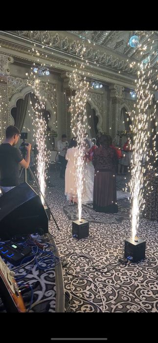 Аренда тяжёлого дыма аппарата и холодного фонтана