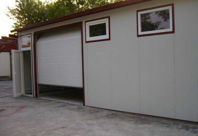 Casa Modulara si Garaje Auto din structura metalica si panou sandwich