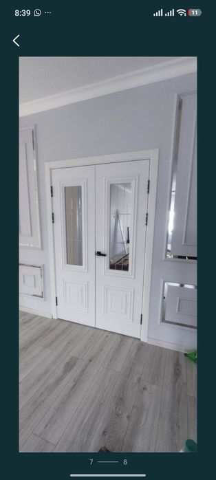 Установка двери. Есік орнату