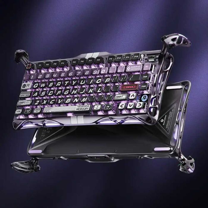 ; Клавиатура Gravastar Mercury V75 Pro (Iron Purple) Magnetic Switch