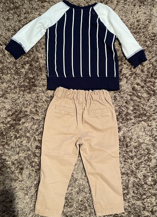 H&M Denim 74 cm Blugi si Bluza ca Noi.Pret :25 lei