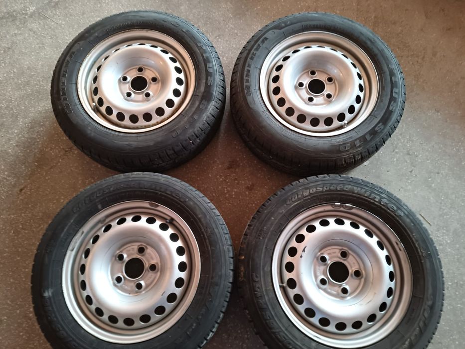 Anvelope m+s si jante pe 16