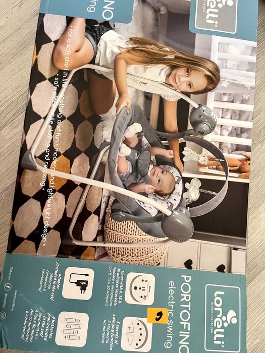 Електрическа бебешка люлка Lorelli PORTOFINO /като нова/