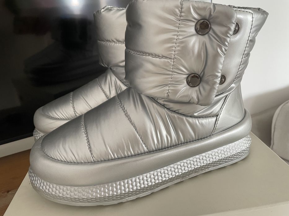 Boots de zapada - cizme - argintii masura 38