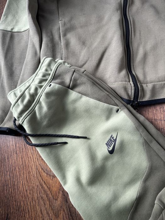 Nike tech green анцуг olive зелен Оригинален! CU4495-222