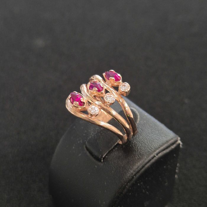 Inel Aur 14K 3.60g (B32925 Ag28 Doi Baieti)