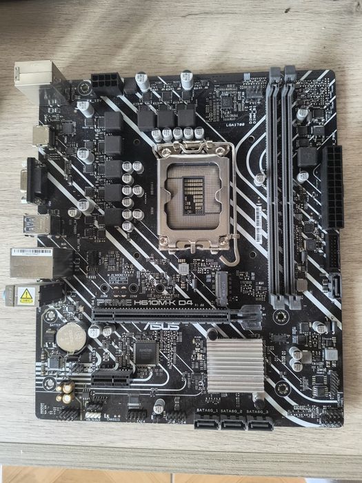 Placa de baza ASUS PRIME H610M-K D4, Socket 1700 in garantie emag 08.2028 cutie factura ddr4