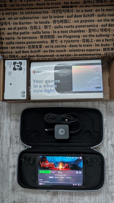 Steam Deck OLED 512gb + 512gb НЕРАЗЛИЧИМ ОТ НОВ