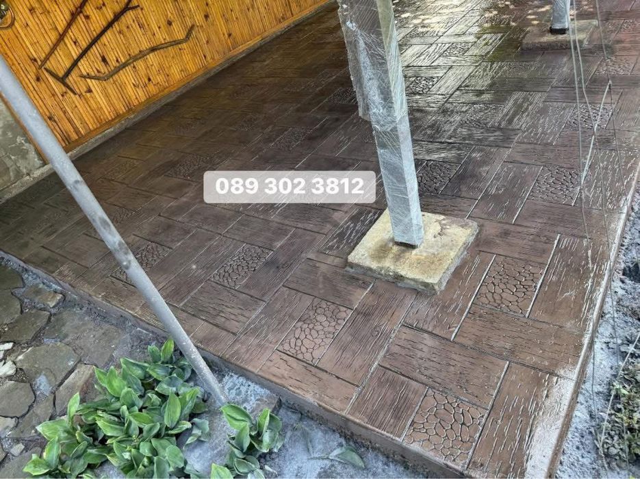 USA Щампован Бетон , ресан , шлайфан и всичко за вашия двор