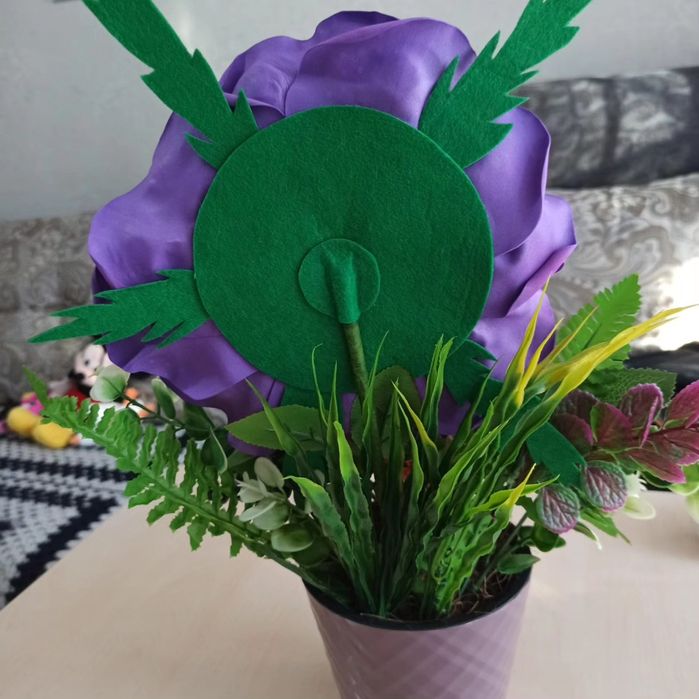 Куклы-цветы из капрона. Ручная работа