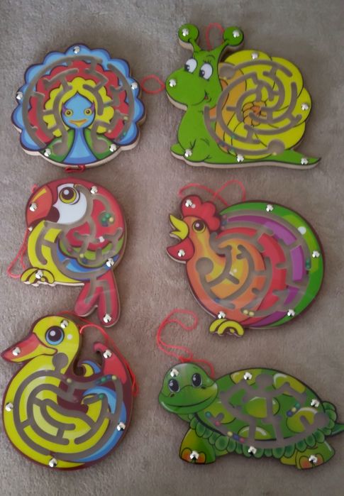 Дървени пъзели и лабиринти